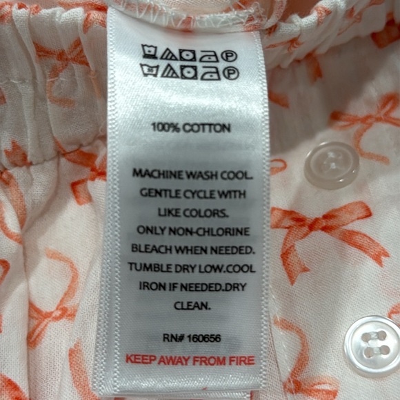 Happily Grey HG Pajama Boxer Shorts Set of 2 Pink and White Bows and Stripes - Picture 7 of 15